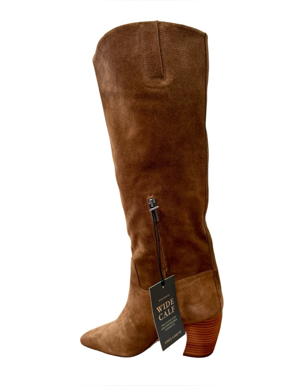 Vince Camuto Cristen Knee High Boots  NWT Wide Calf Suede Size 9